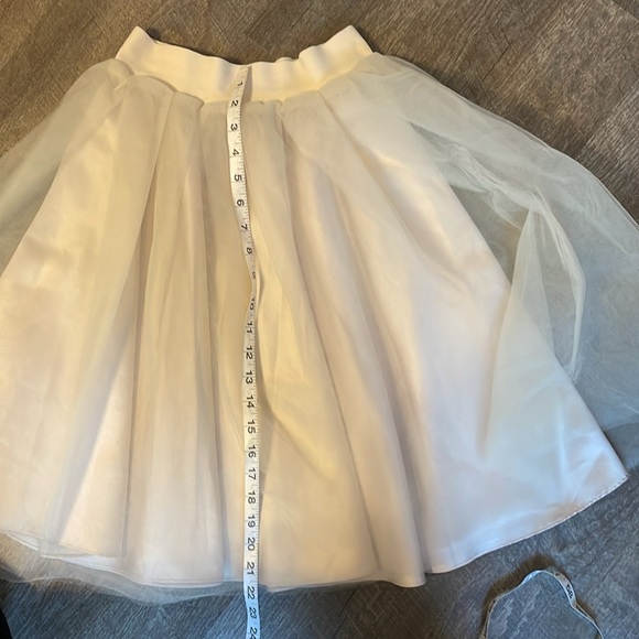 Bliss Tulle Ashley Cream Off White Tulle Skirt size XS - Picture 13 of 14